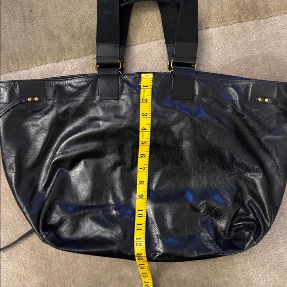 Isabel Marant Black Leather Wardy Tote - Picture 10 of 10